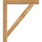 Ekena Millwork Traditional Block Rough Sawn Bracket, Western Red Cedar, 4"W x 36"D x 42"H BKT04X36X42TRA05RWR - alternate 4